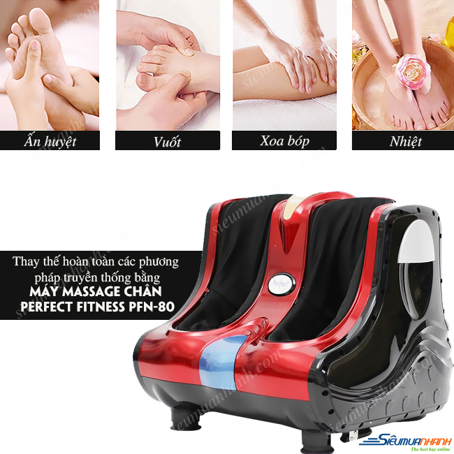Máy massage chân Perfect Fitness ( màu đỏ)